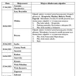 Harmonogram zbiórki odpadów wielkogabarytowych 2023 r. Harmonogram zbiórki odpadów wielkogabarytowych 2023 r.