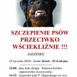 Szczepienie psów w Jazowsku i Kadczy. Szczepienie psów w Jazowsku i Kadczy.