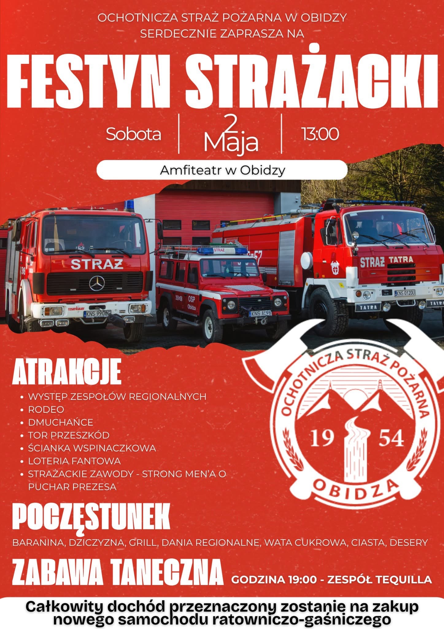 Festyn Strażacki w Obidzy Festyn Strażacki w Obidzy