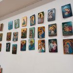 Wystawa prac twórców parafii Jazowsko w Bibliotece w Gołkowicach Górnych